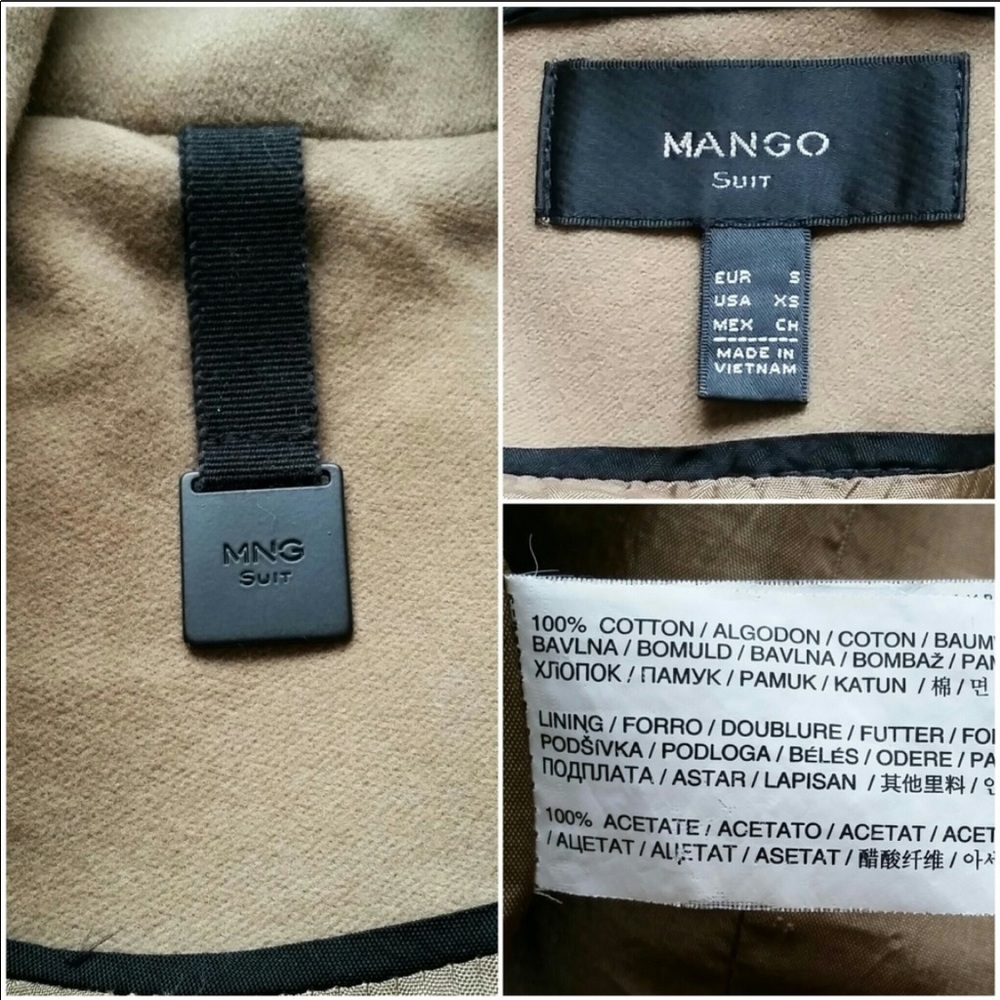 Mango Double Breasted Coat View 5